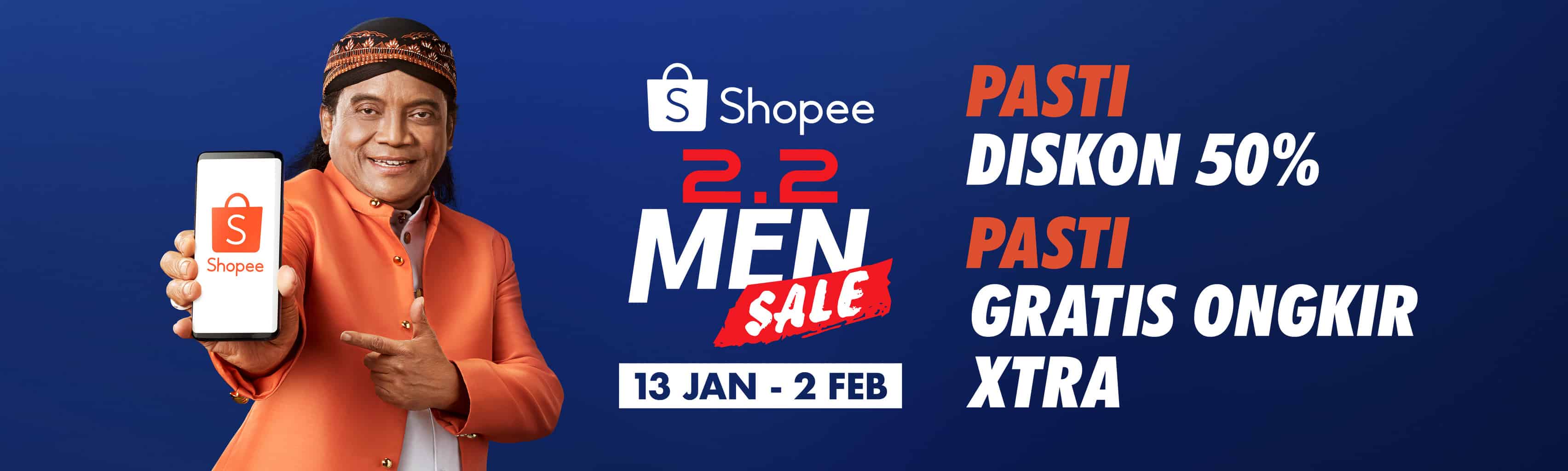 Shopee 2.2 Men Sale
