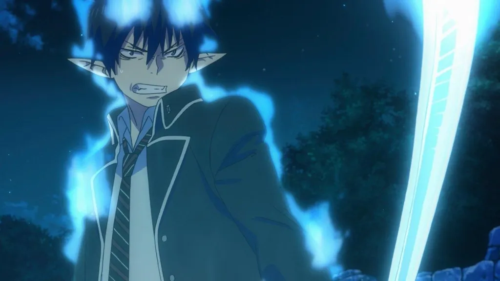 anime dengan mc overpower pura-pura lemah_Blue Exorcist_