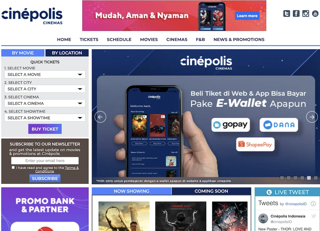 kelebihan bioskop cinepolis_Tersedia Layanan Online, Beli Tiket dan Camilan Jadi Mudah_